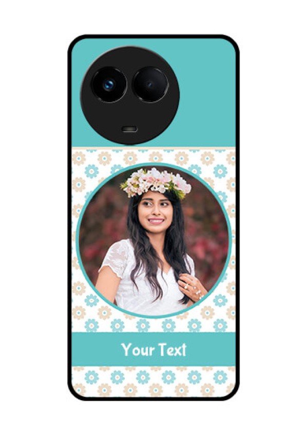 Realme 11x 5G Custom Glass Mobile Case - Beautiful Flowers Design