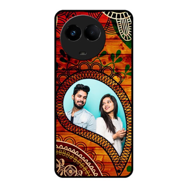 Realme 11x 5G Personalized Glass Phone Case - Abstract Colorful Design Realme 11x 5G Personalized Glass Phone Case - Abstract Colorful Design