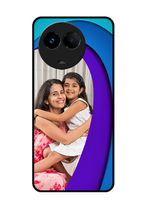 Realme 11x 5G Photo Printing on Glass Case - Simple Pattern Design