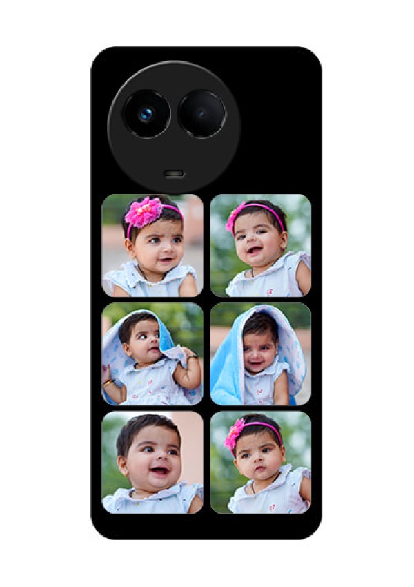 Realme 11x 5G Photo Printing on Glass Case - Multiple Pictures Design