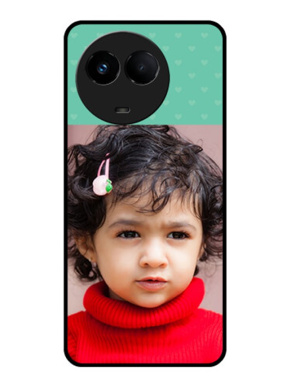 Custom Realme 11x 5G Custom Glass Phone Case - Lovers Picture Design