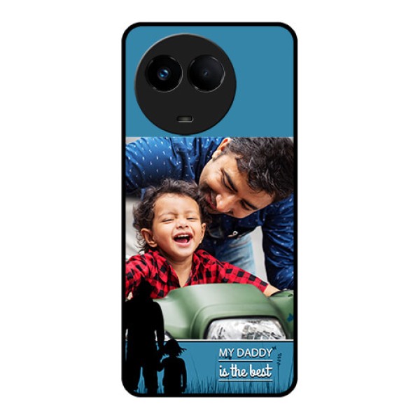 Realme 11x 5G Custom Glass Mobile Case - Best dad design