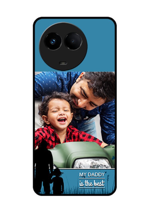 Realme 11x 5G Custom Glass Mobile Case - Best dad design