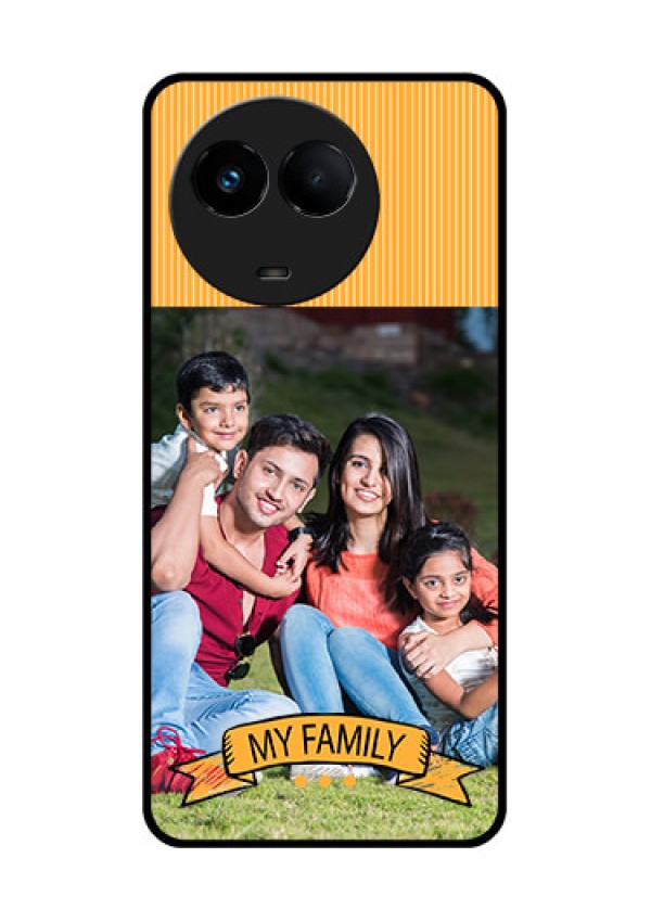 Realme 11x 5G Custom Glass Phone Case - My Family Design