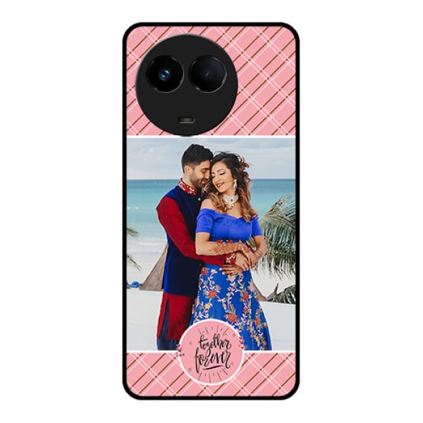 Realme 11x 5G Personalized Glass Phone Case - Together Forever Design Realme 11x 5G Personalized Glass Phone Case - Together Forever Design