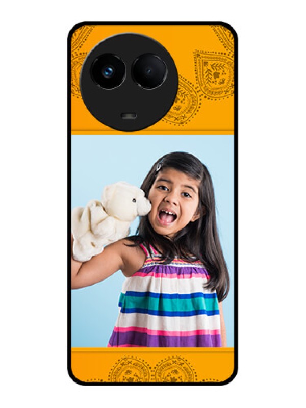 Custom Realme 11x 5G Personalized Glass Phone Case - Photo Wedding Design