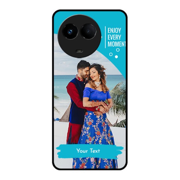 Realme 11x 5G Custom Glass Mobile Case - Happy Moment Design