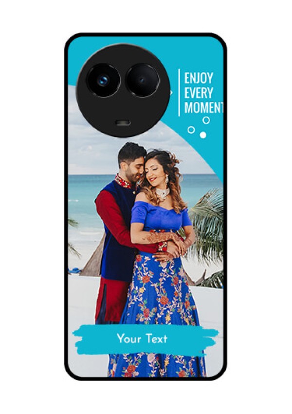 Realme 11x 5G Custom Glass Mobile Case - Happy Moment Design