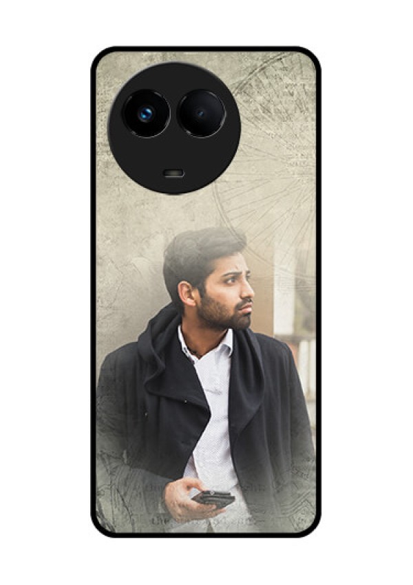 Realme 11x 5G Custom Glass Phone Case - with vintage design