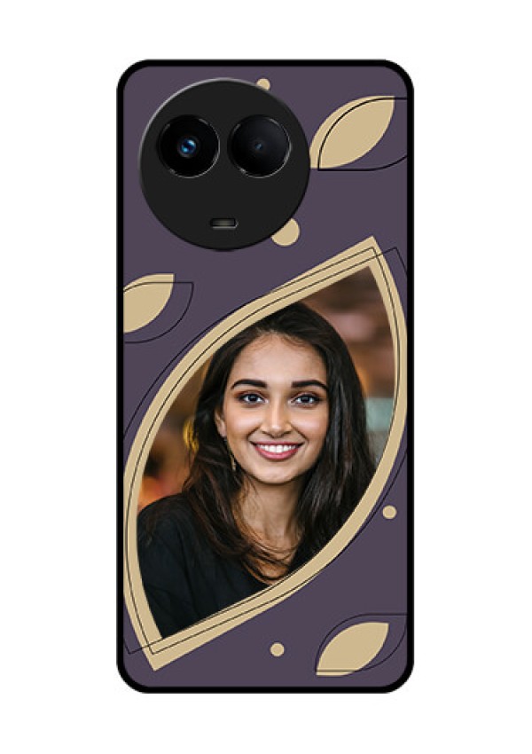 Realme 11x 5G Custom Glass Mobile Case - Falling Leaf Design