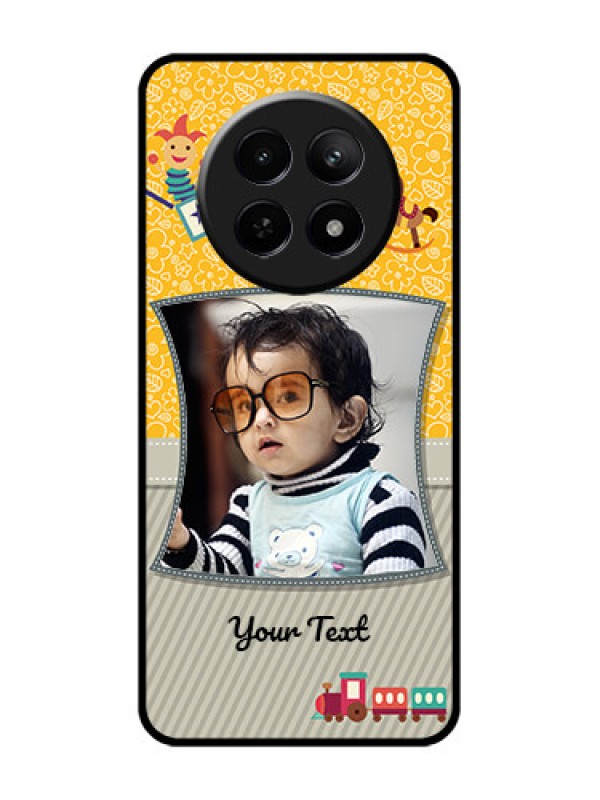 Custom Realme 12 5G Custom Glass Phone Case - Baby Picture Upload Design