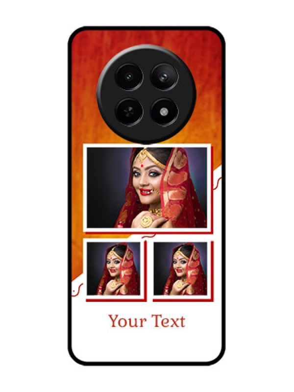 Custom Realme 12 5G Custom Glass Phone Case - Wedding Memories Design