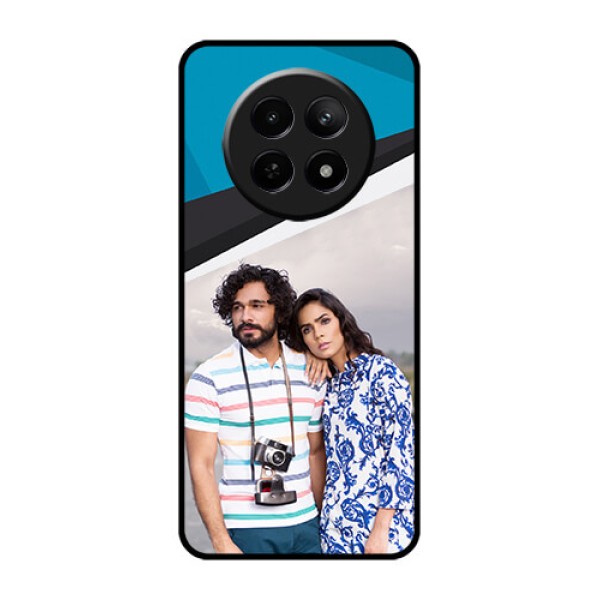 Realme 12 5G Custom Glass Phone Case - Simple Pattern Photo Upload Design Realme 12 5G Custom Glass Phone Case - Simple Pattern Photo Upload Design