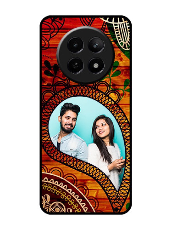 Custom Realme 12 5G Custom Glass Phone Case - Abstract Colorful Design