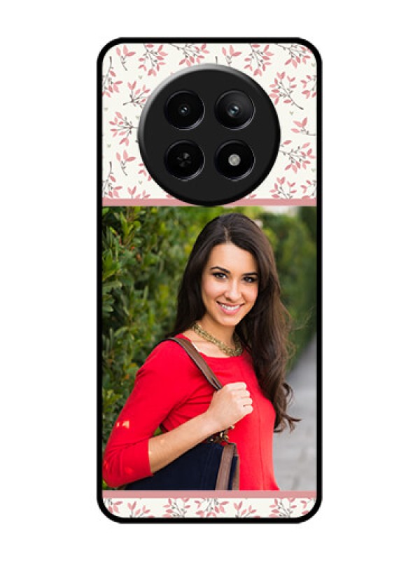 Custom Realme 12 5G Custom Glass Phone Case - Stunning Floral Design