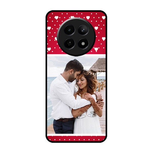 Realme 12 5G Custom Glass Phone Case - Hearts Mobile Case Design Realme 12 5G Custom Glass Phone Case - Hearts Mobile Case Design