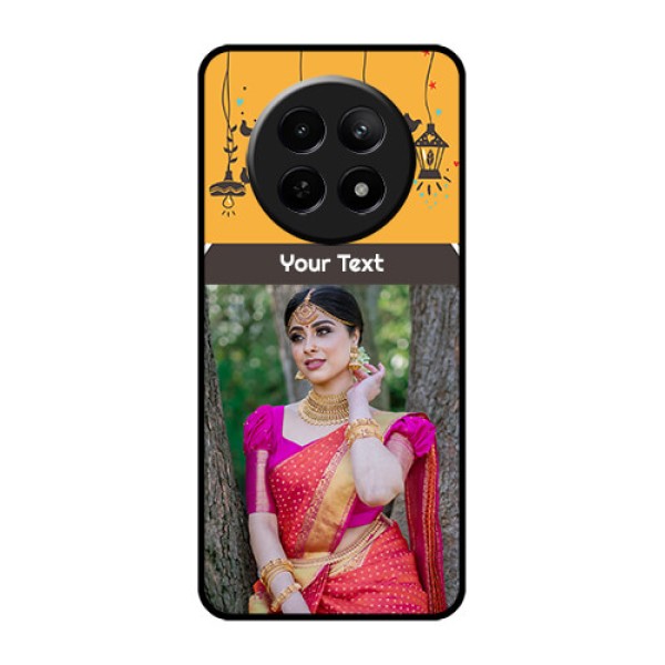 Realme 12 5G Custom Glass Phone Case - With Family Picture And Icons