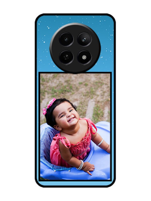 Custom Realme 12 5G Custom Glass Phone Case - Wave Pattern Colorful Design