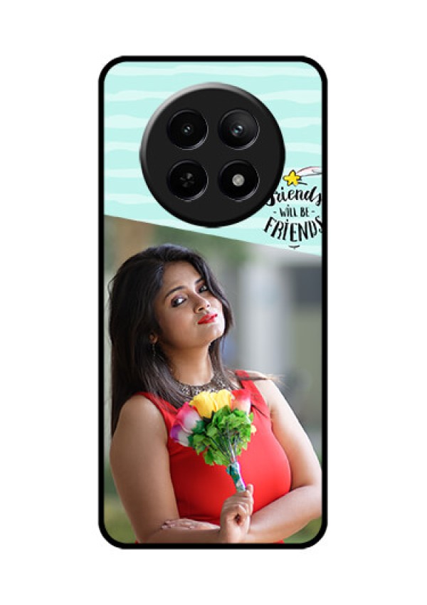 Realme 12 5G Custom Glass Phone Case - Friends Picture Icon Design