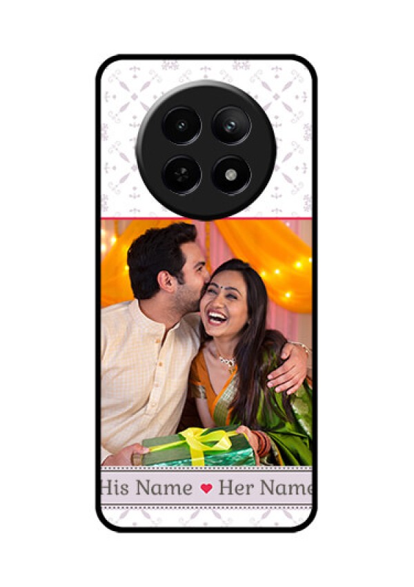 Realme 12 5G Custom Glass Phone Case - With Photo And Ethnic Design