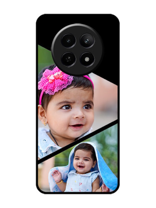 Custom Realme 12 5G Custom Glass Phone Case - Semi Cut Design