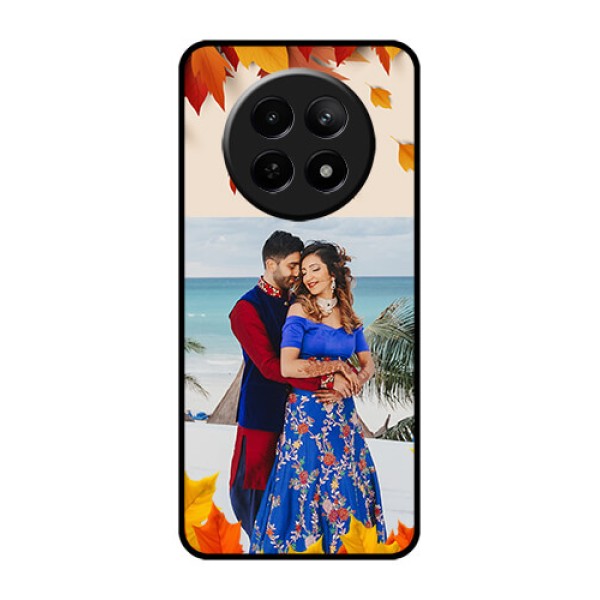 Realme 12 5G Custom Glass Phone Case - Autumn Maple Leaves Design Realme 12 5G Custom Glass Phone Case - Autumn Maple Leaves Design