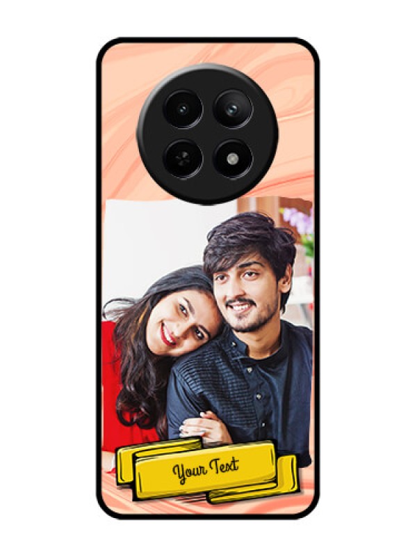 Custom Realme 12 5G Custom Glass Phone Case - Marble Texture Design