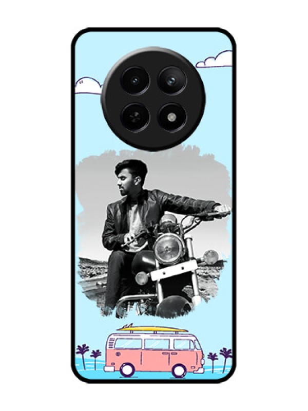 Custom Realme 12 5G Custom Glass Phone Case - Travel & Adventure Design