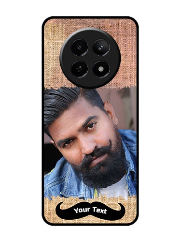 Custom Realme 12 5G Custom Glass Phone Case - With Texture Design