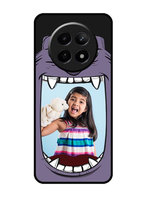 Custom Realme 12 5G Custom Glass Phone Case - Angry Monster Design