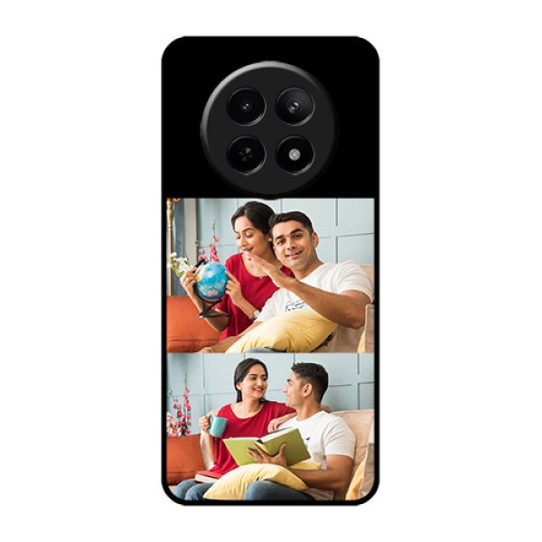 Realme 12 5G Custom Glass Phone Case - 2 Images Design