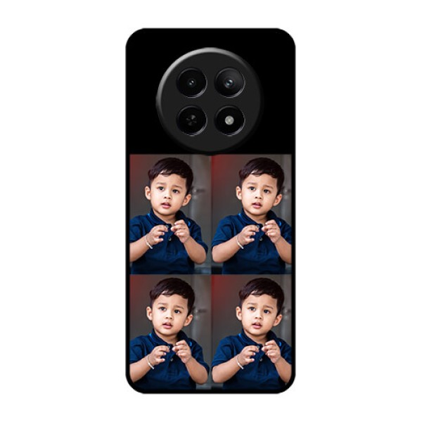 Realme 12 5G Custom Glass Phone Case - 4 Image Holder Design