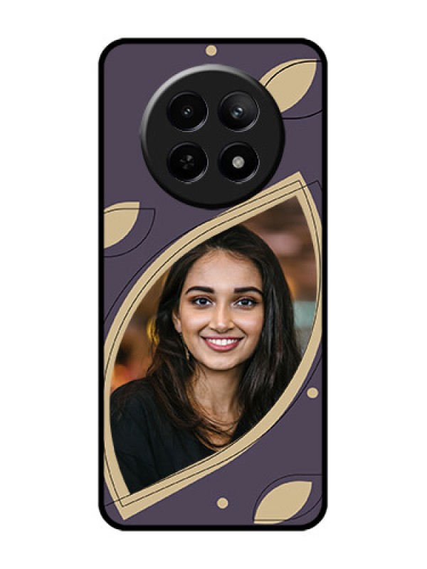 Custom Realme 12 5G Custom Glass Phone Case - Falling Leaf Design