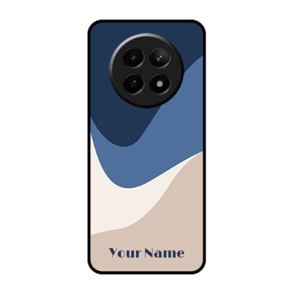 Realme 12 5G Custom Glass Phone Case - Abstract Drip Art Design
