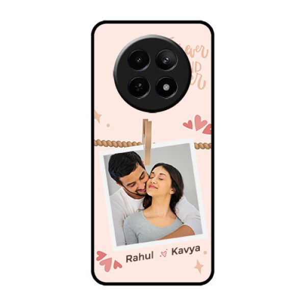 Realme 12 5G Custom Glass Phone Case - Forever And Ever Love Design Realme 12 5G Custom Glass Phone Case - Forever And Ever Love Design