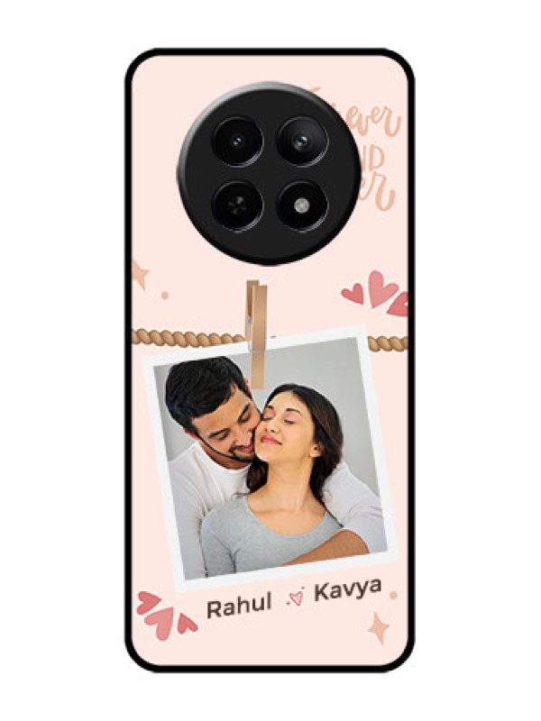 Custom Realme 12 5G Custom Glass Phone Case - Forever And Ever Love Design