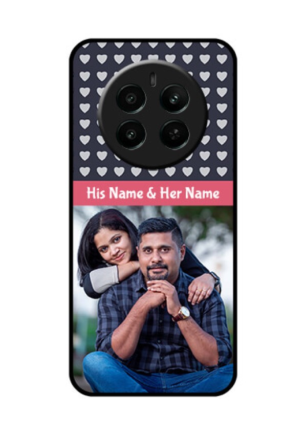 Realme 12 Plus 5G Custom Glass Phone Case - Love Symbols Design