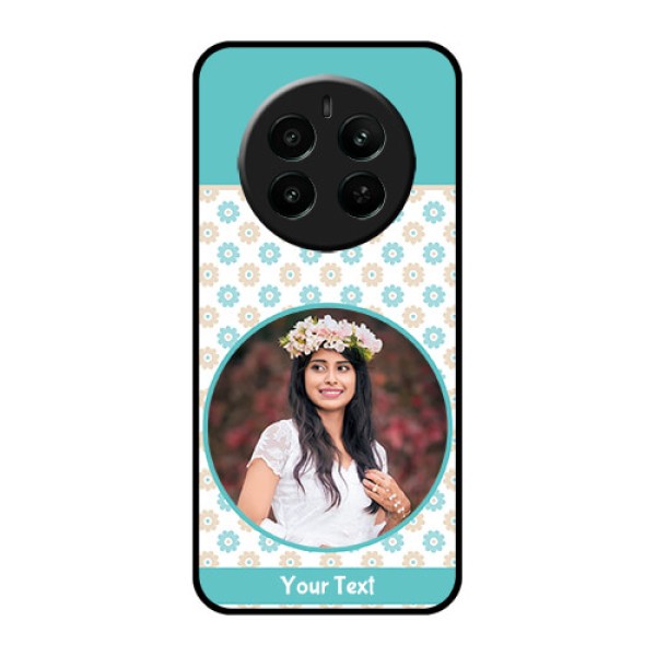 Realme 12 Plus 5G Custom Glass Phone Case - Beautiful Flowers Design