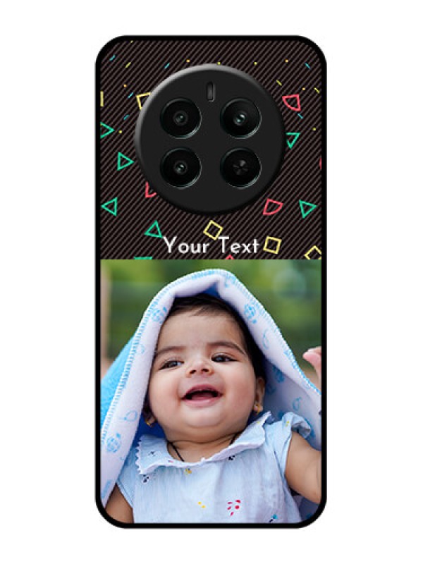 Custom Realme 12 Plus 5G Custom Glass Phone Case - With Confetti Birthday Design