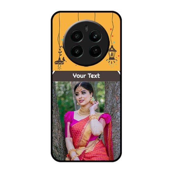 Realme 12 Plus 5G Custom Glass Phone Case - With Family Picture And Icons