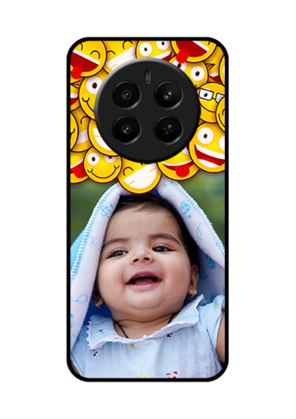 Realme 12 Plus 5G Custom Glass Phone Case - With Smiley Emoji Design
