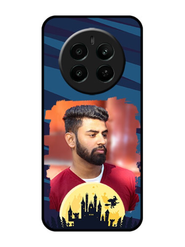 Custom Realme 12 Plus 5G Custom Glass Phone Case - Halloween Witch Design