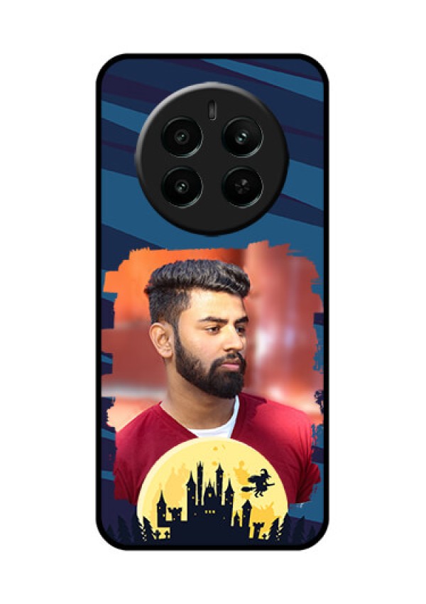 Realme 12 Plus 5G Custom Glass Phone Case - Halloween Witch Design