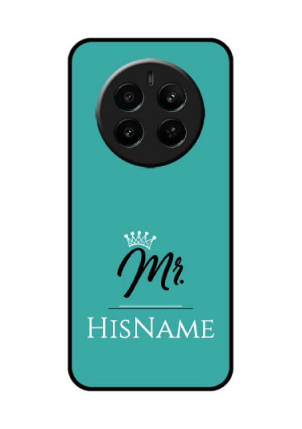 Realme 12 Plus 5G Custom Glass Phone Case - Mr With Name Design