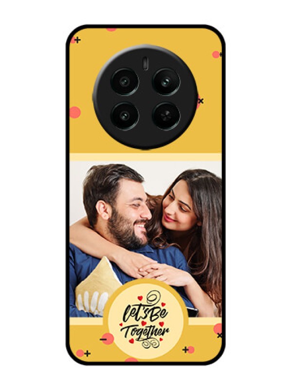 Custom Realme 12 Plus 5G Custom Glass Phone Case - Lets Be Together Design