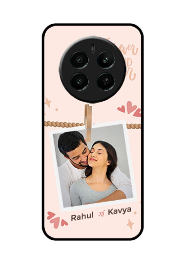 Realme 12 Plus 5G Custom Glass Phone Case - Forever And Ever Love Design
