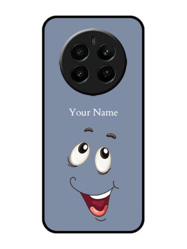 Custom Realme 12 Plus 5G Custom Glass Phone Case - Laughing Cartoon Face Design