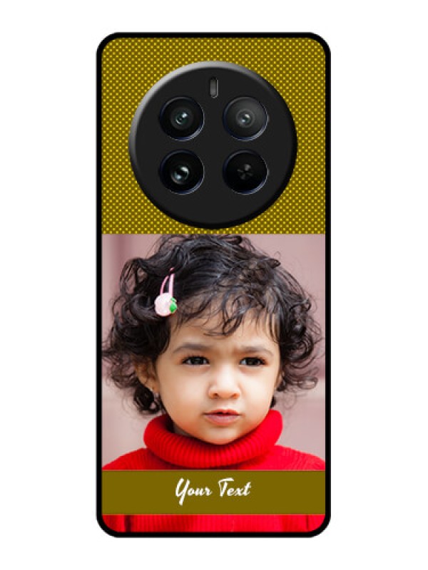 Custom Realme 12 Pro 5G Custom Glass Phone Case - Simple Green Color Design