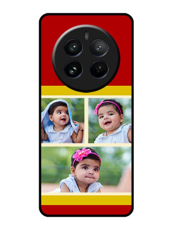 Custom Realme 12 Pro 5G Custom Glass Phone Case - Multiple Pic Upload Design
