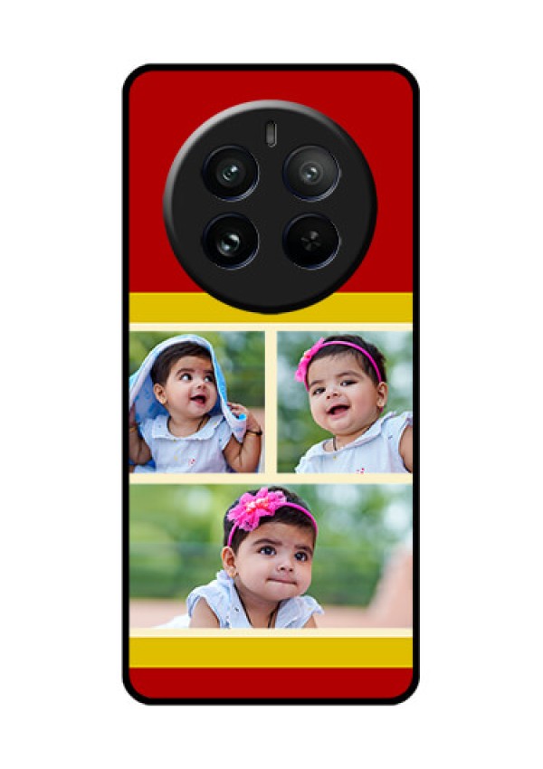 Realme 12 Pro 5G Custom Glass Phone Case - Multiple Pic Upload Design